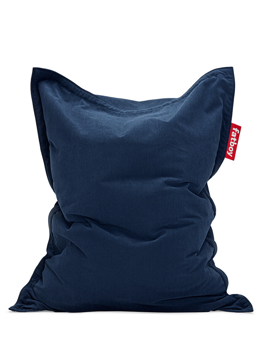 Recycled Original Slim Cord sækkestol fra Fatboy (Deep blue)