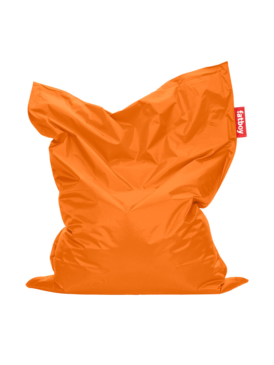 Original nylon sækkestol fra Fatboy (Orange bitters)