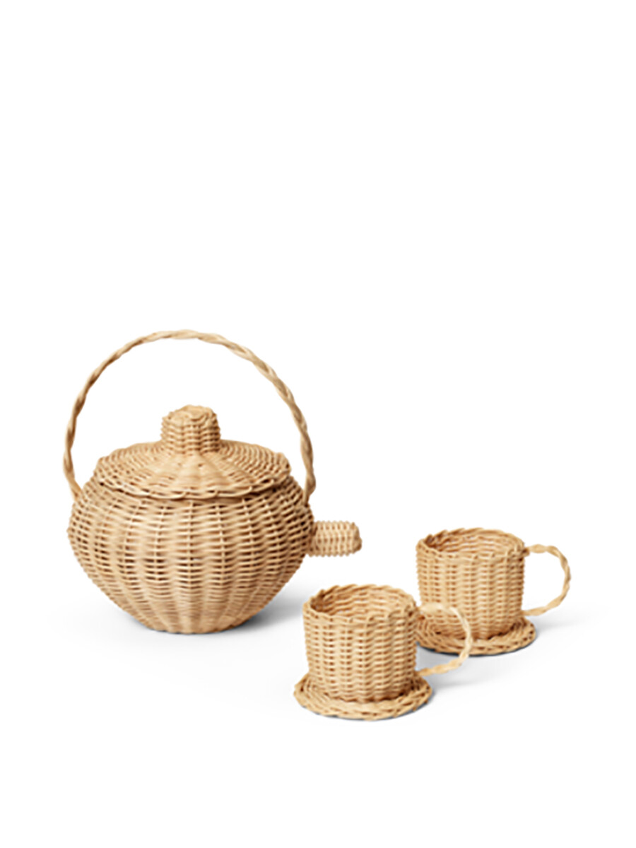 Rattan Tea Set fra Ferm Living