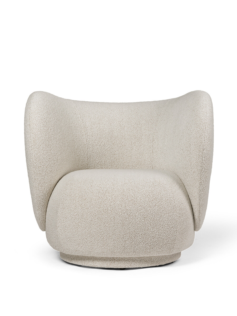 Rico Lounge Chair, soft bouclé fra Ferm Living