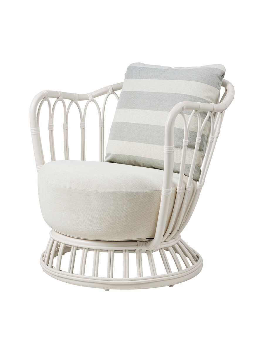 Grace Outdoor Lounge Chair fra GUBI (Alabaster White)