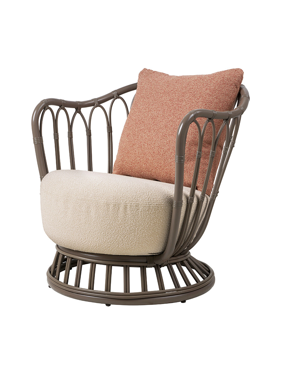 Grace Outdoor Lounge Chair fra GUBI (Mushroom Gray)