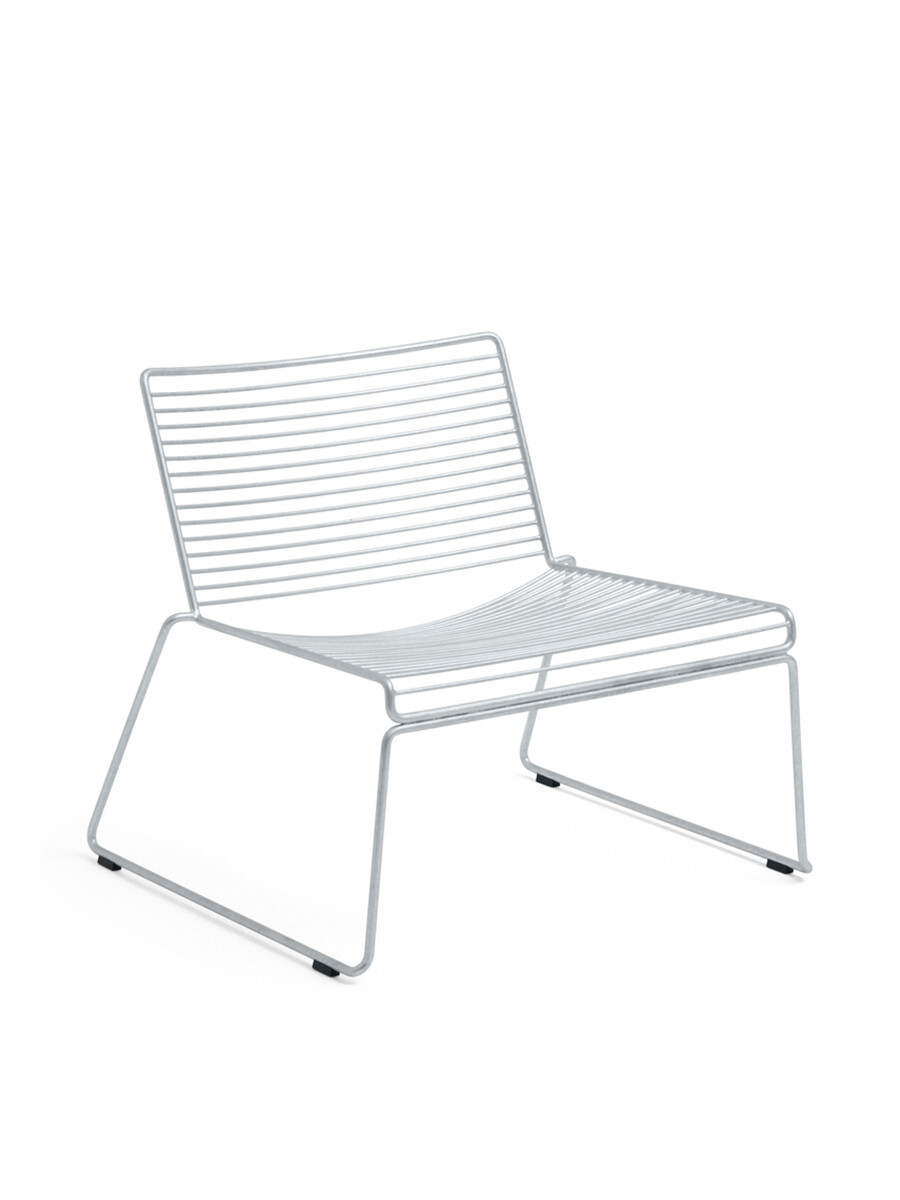 Hee Lounge Chair, hot galvanised fra Hay