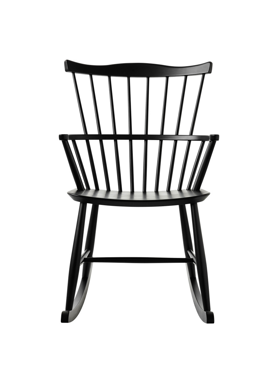 J52G Gyngestol fra FDB Møbler (Sort)