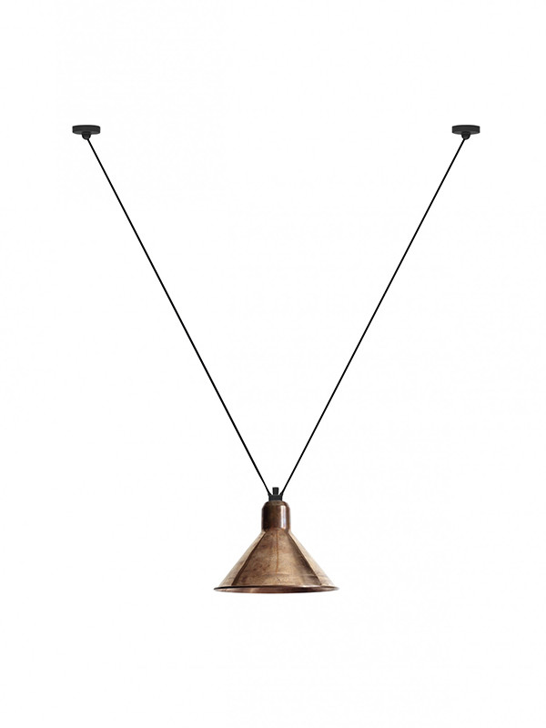 Nr. 323XL Loftlampe fra Lampe Gras (Rå kobber)