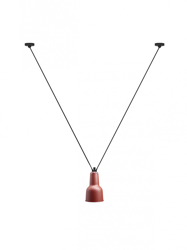 Nr. 323OC Loftlampe fra Lampe Gras (Rød)