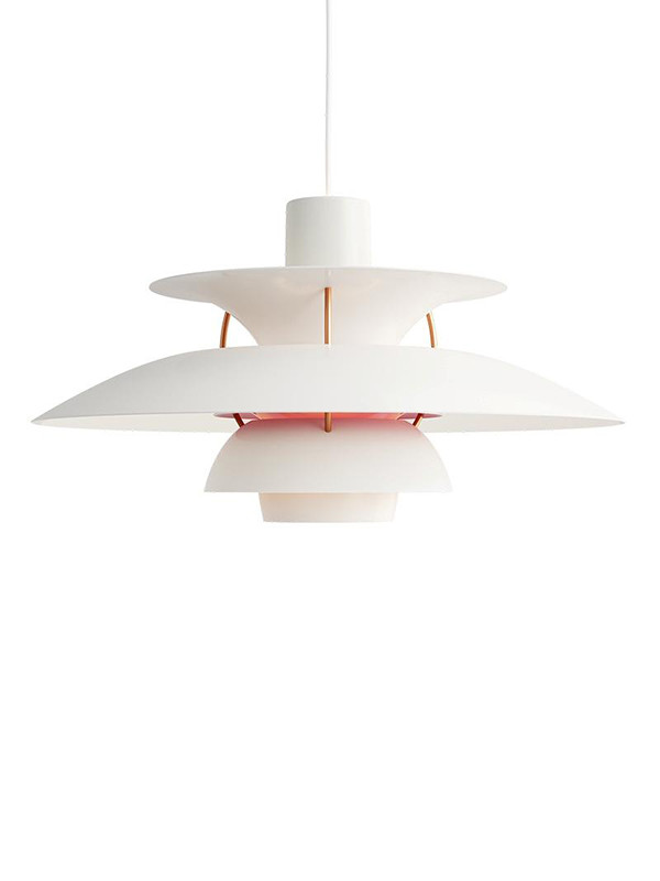 Billede af PH 5 Pendel af Poul Henningsen (Hvid Moderne)