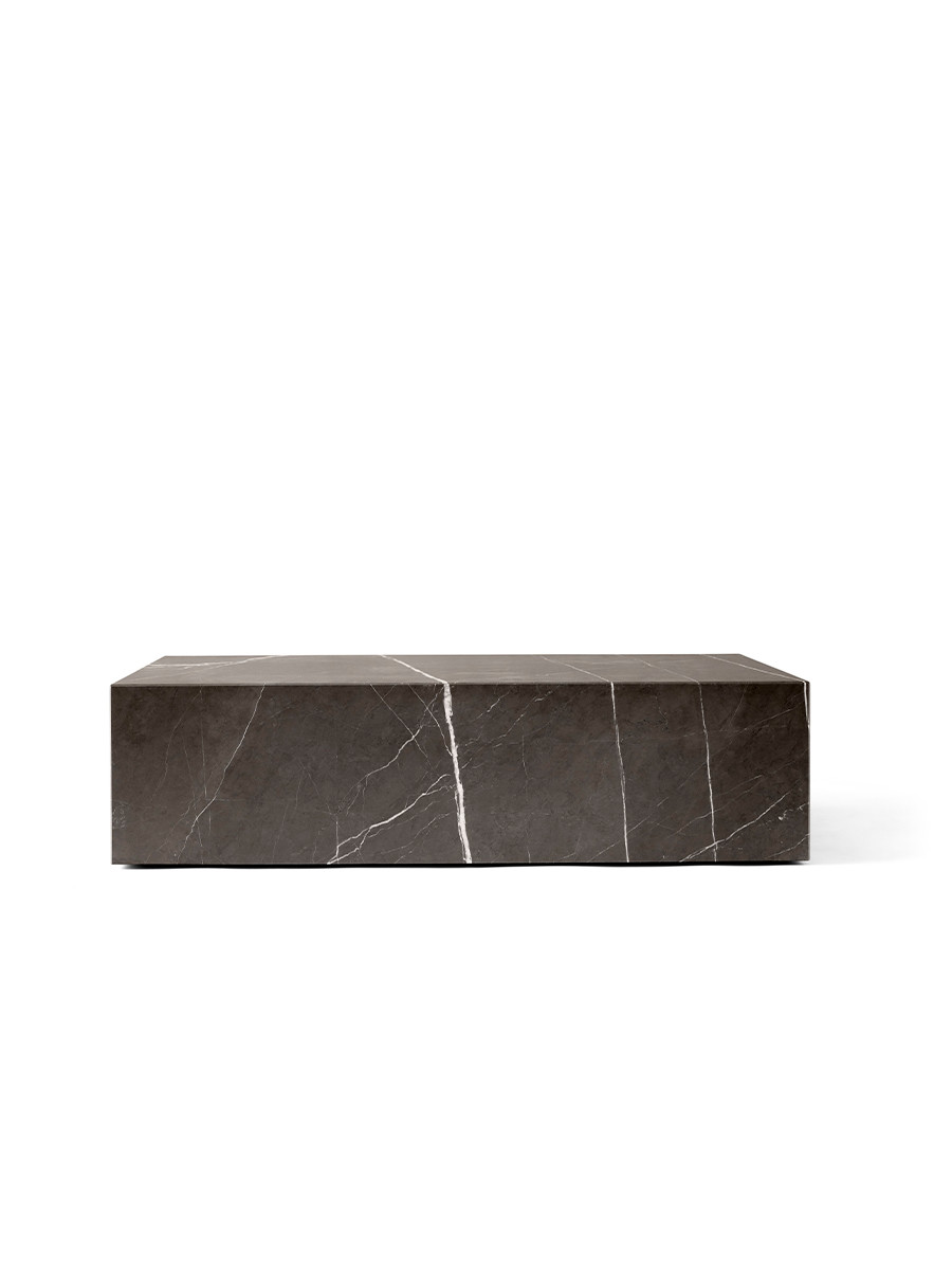 Plinth Low Grey Kendzo marmor fra Audo Copenhagen