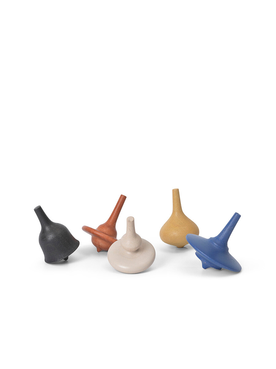 ferm Living Snurretoppe - 5-Pak - Multi