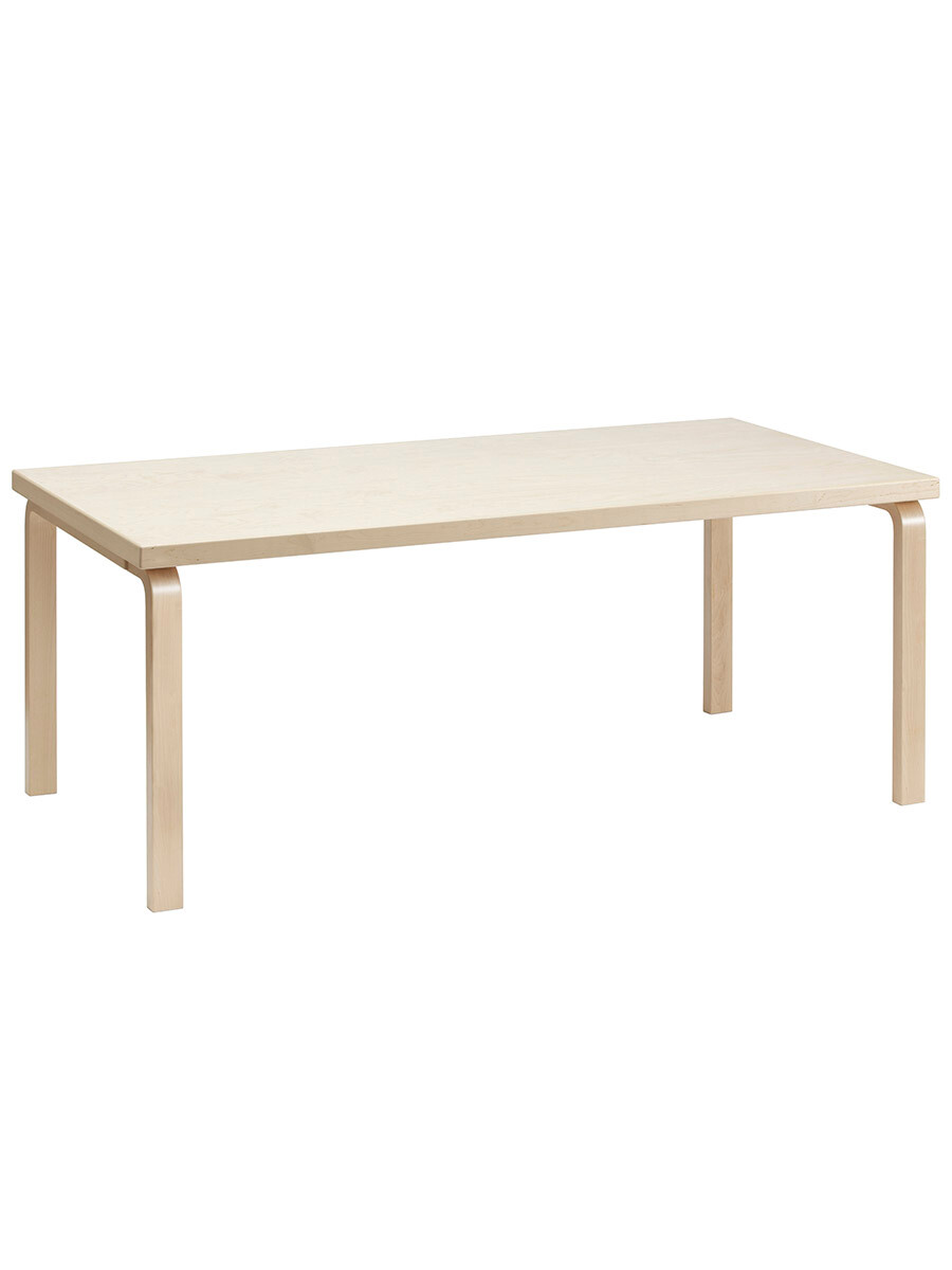 Billede af Aalto Table Rectangular 83, 182x91 cm fra Artek (Birk)