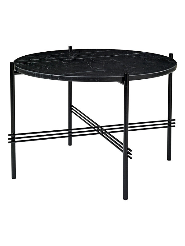 Gamfratesi TS Bord Ø55 fra GUBI (Sort / sort)