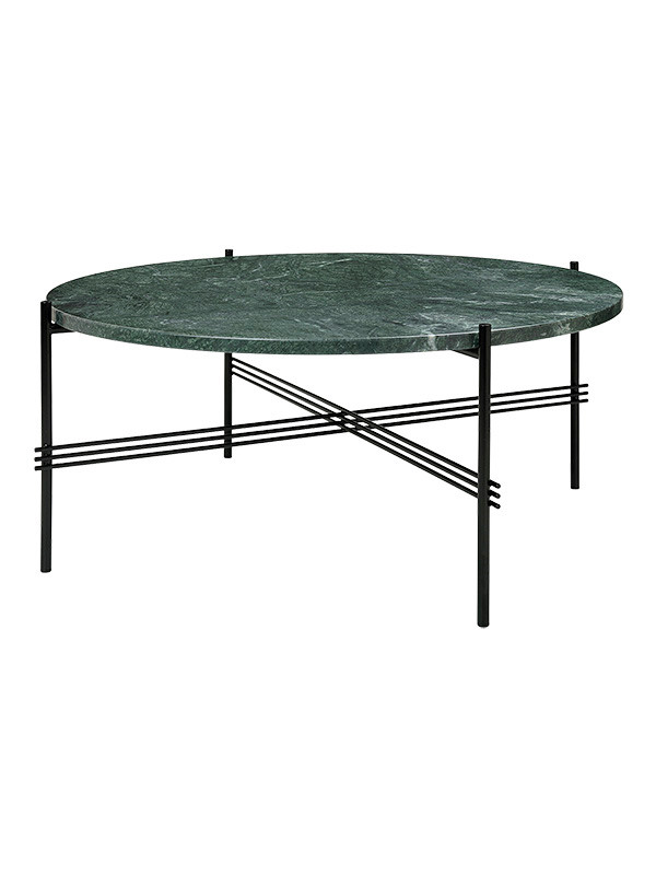 Gamfratesi TS Bord Ø80 fra GUBI (Grøn / sort)