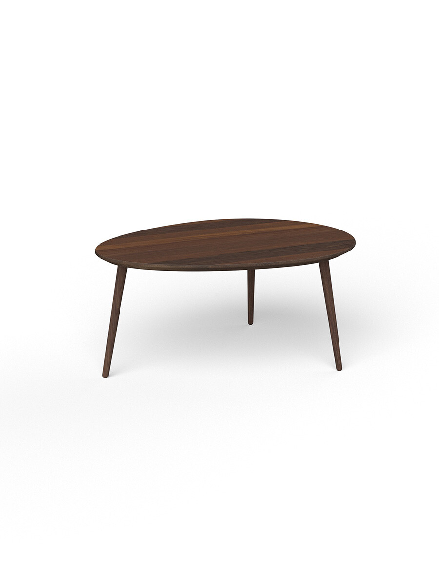 Billede af OVAL Large Sofabord fra VIA Copenhagen (Oak smoked, Oak smoked, Oak smoked, H 41 cm)