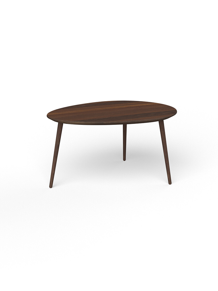 Billede af OVAL Large Sofabord fra VIA Copenhagen (Oak smoked, Oak smoked, Oak smoked, H 47 cm)