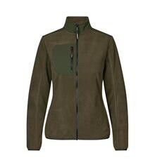 Havet & Fjordens Hus fleece ID0745 dame oliven