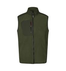 Hol. kom. haller fleece vest ID0746 oliven unisex