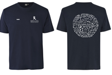 Bøvling års t-shirt ID0510 navy