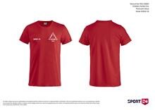 HKKS bomulds t-shirt rød 029030