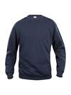 Hardsyssel bomulds rundhalset sweat Clique 021030 navy