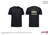 Holstebro Stykesport bomulds trænings t-shirt sort