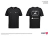 UBK bomulds t-shirt sort  - ID 0510