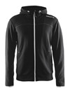 Craft leisure hoodie sort unisex