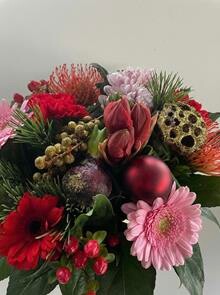 Julebuket  med amaryllis