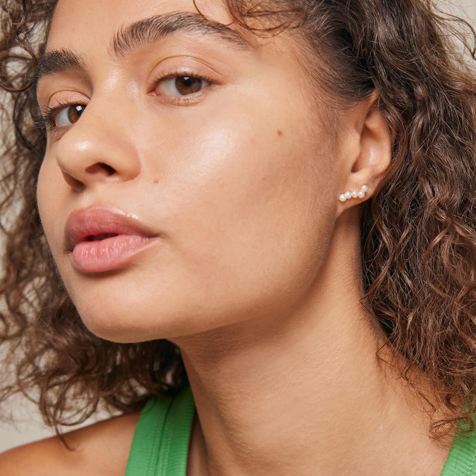 Enamel Copenhagen Vilma Stud - Clear CZ