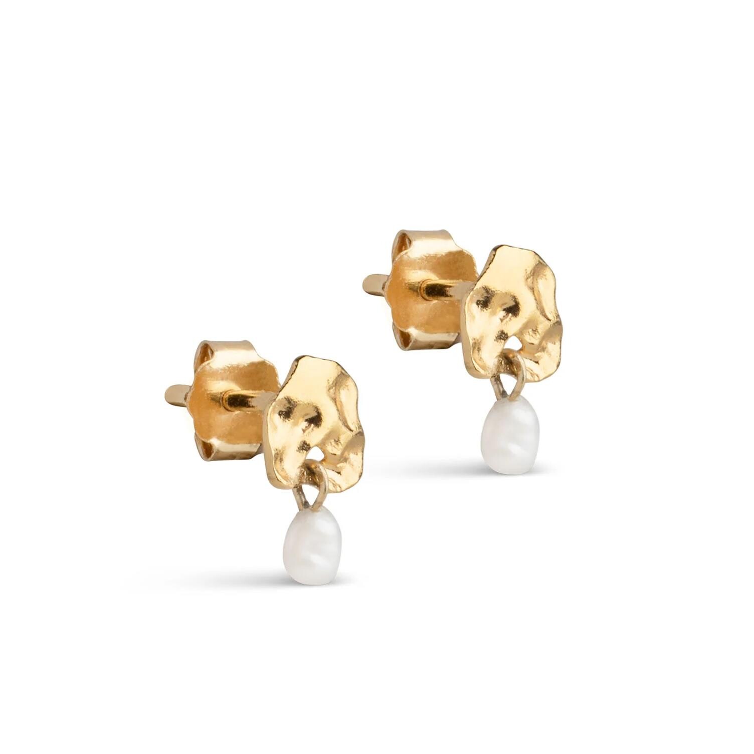 Enamel Copenhagen - Studs, Clara E433G - White Cz