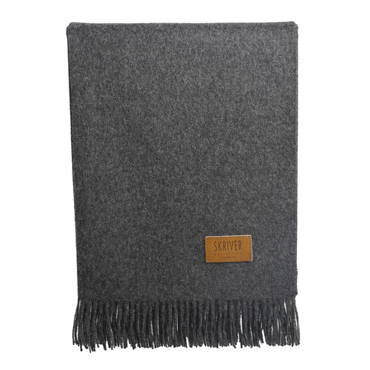 Skriver Collection Baby Alpaca Plaid Grey