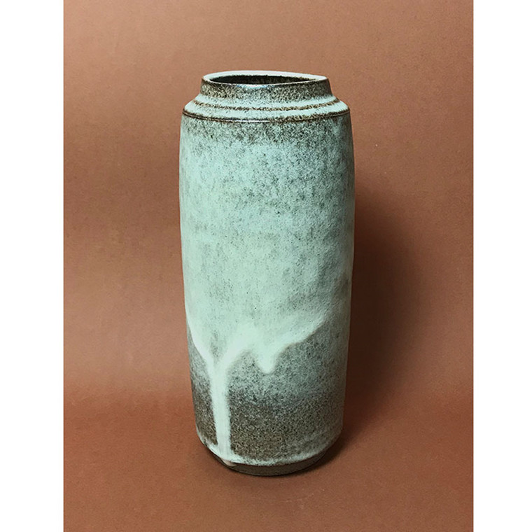 Tina Marie Cph Timbre Tall Vase Snow Glaze Large