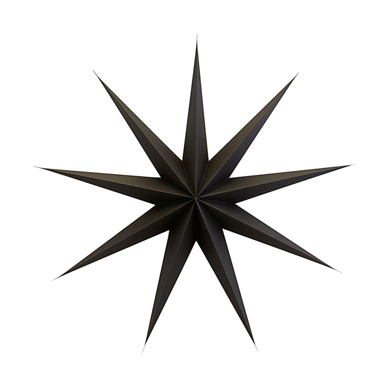 House Doctor Ornament 9 Point Star Brown Ø 87 cm