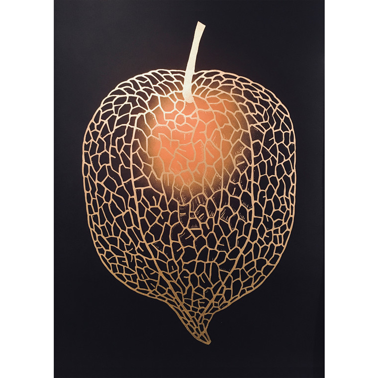 Monika Petersen Chinese Lantern Gold/Black/Rust