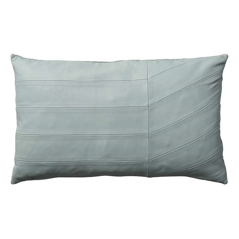 Aytm Coria Leather Cushion Pale Mint