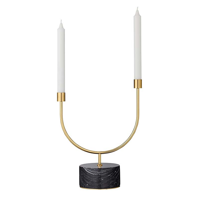 Aytm Grasil Candle Holder Black/Gold Gaveideer Til Enhver Anledning