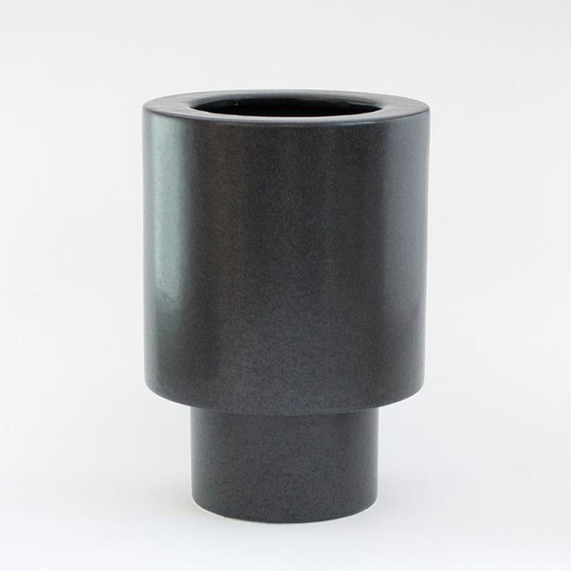 Ania Anna Vase Dark Grey Dots