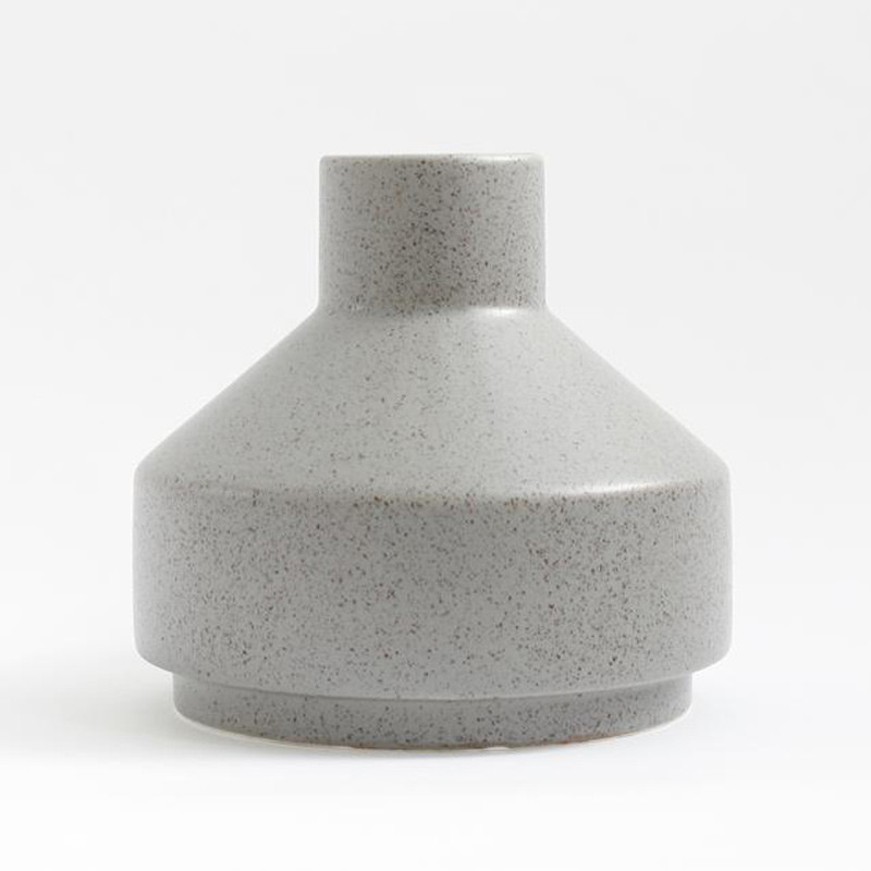 Ania Ania Emma Vase Light Grey Dots Nyheder Til Boligindretning
