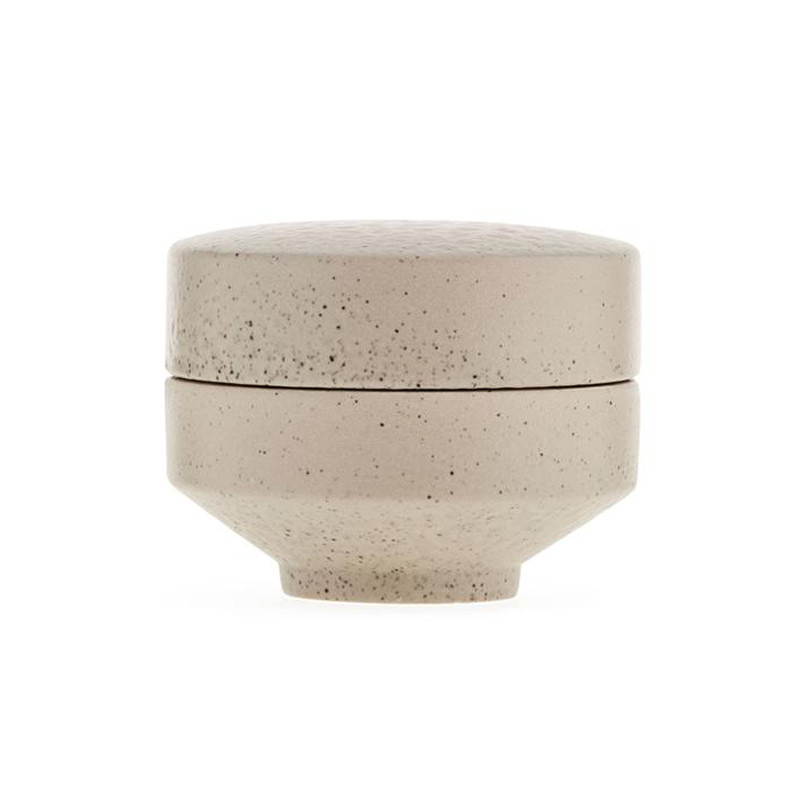Ania Ania Alfred Jar With Lid Beige Stone Dekoration Til Hjemmet