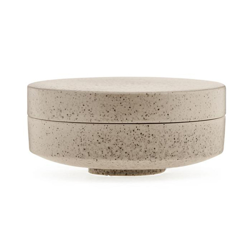 Ania Odin Jar With Lid Beige Stone Jul