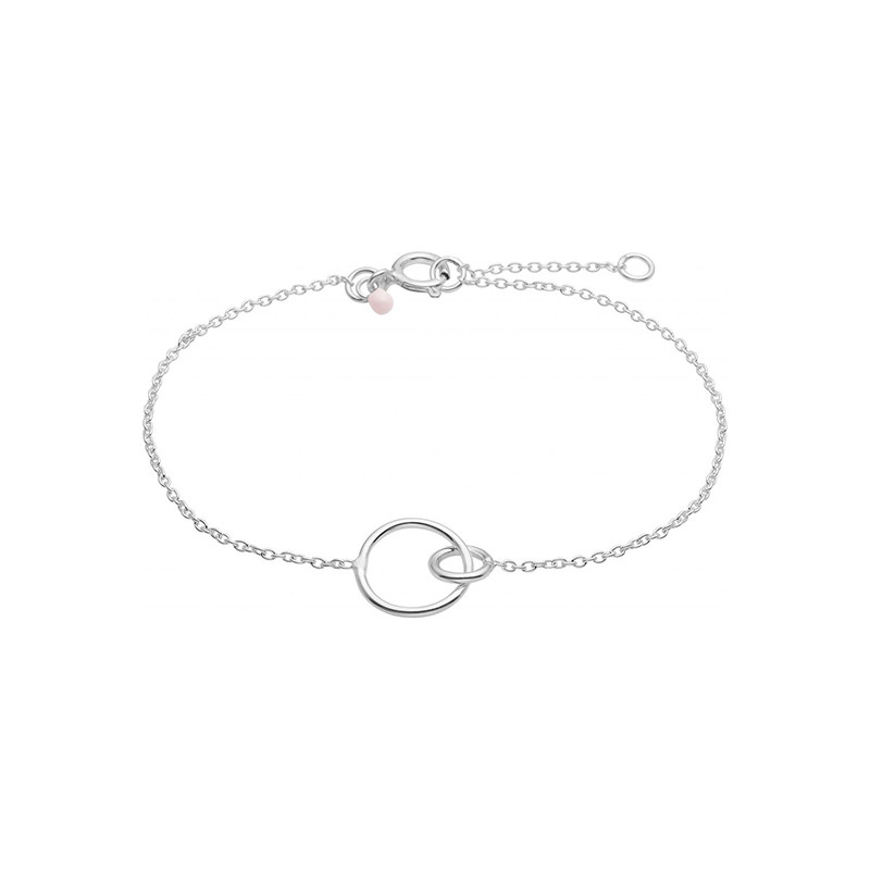 Enamel Copenhagen Enamel Copenhagen Double Circle Bracelet Silver Nyheder Til Boligindretning