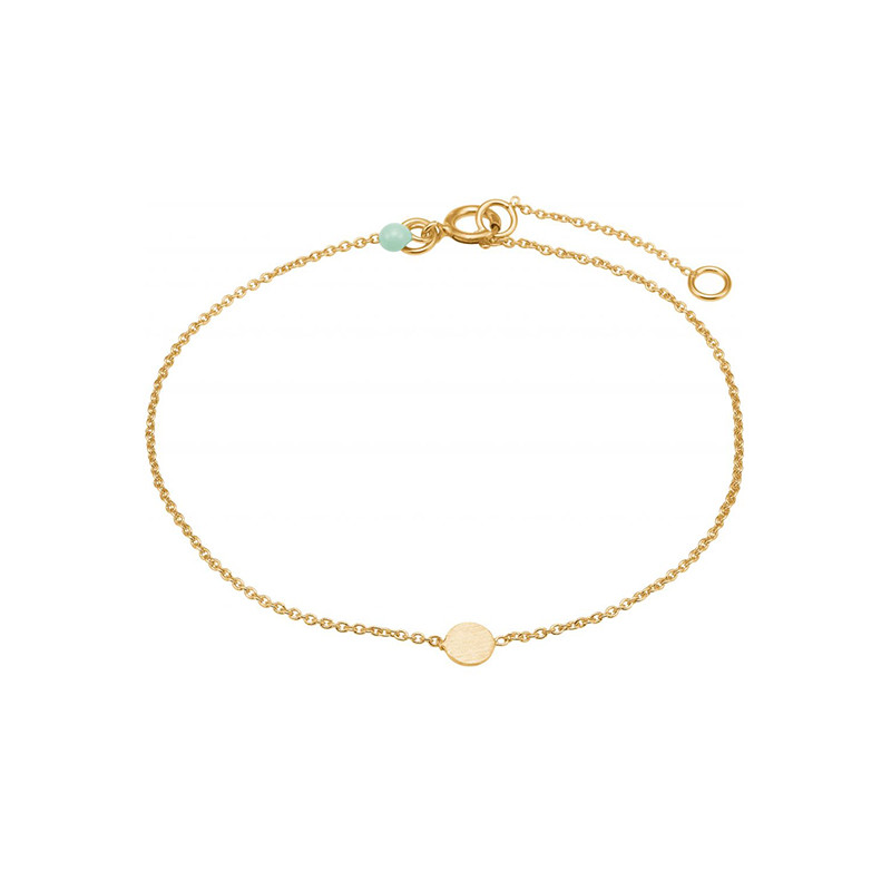 Enamel Copenhagen Coin Bracelet Gold-Plated