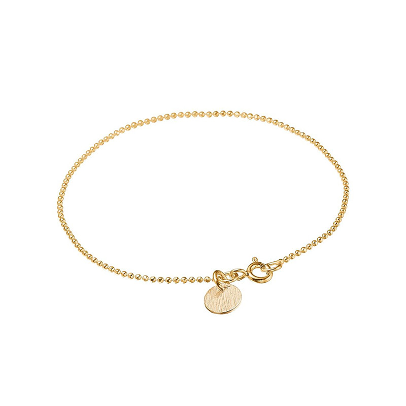 Enamel Copenhagen Ball Chain Bracelet Gold-Plated Nyheder Til Boligindretning