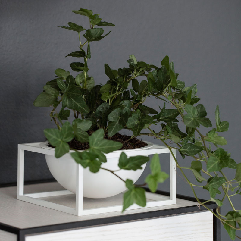 By Lassen By Lassen Kubus Bowl Centerpiece Small Hvid Gaveideer Til Enhver Anledning