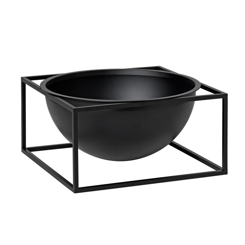 By Lassen Kubus Bowl Centerpiece Large Sort Dekoration Til Hjemmet