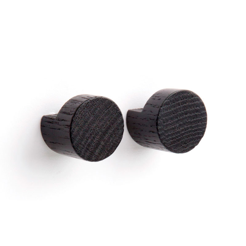 By Wirth Wood Knot Black Small