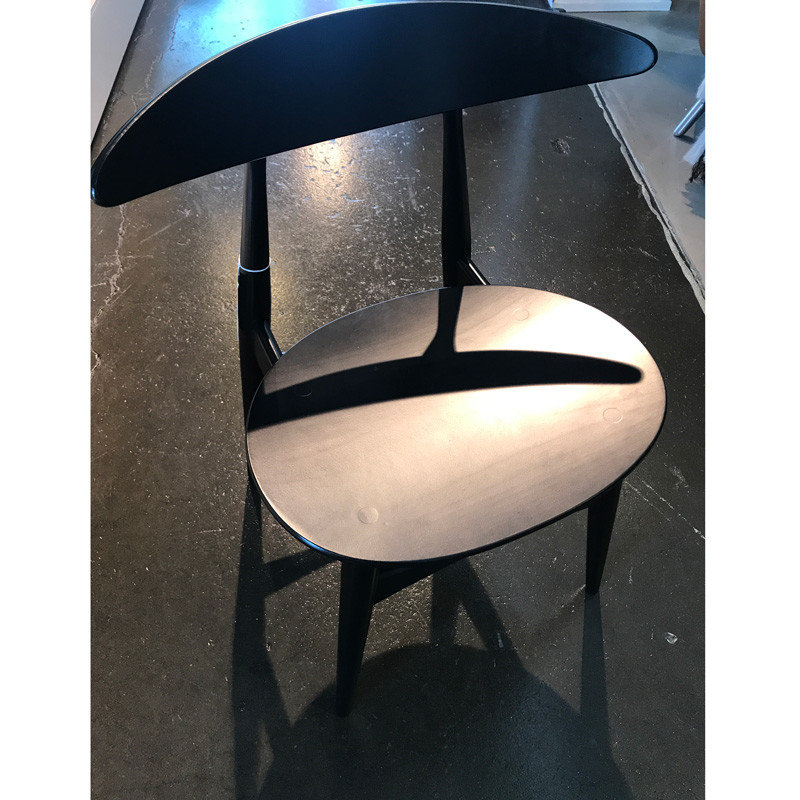 Carl Hansen Ch33 Stol Sort Bøg Udstillingsmodel