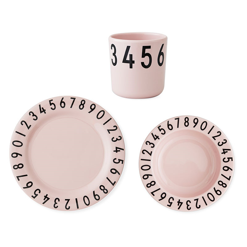 Design Letters The Numbers Gift Set Pink