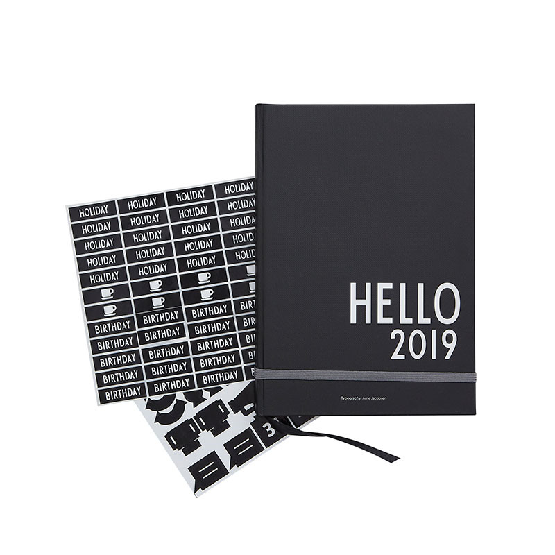 Design Letters Design Letters Calender 2019 Black Indretning Efter Rum