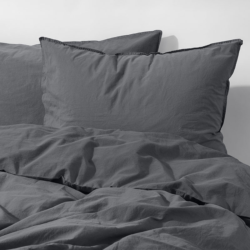 Tell Me More Tell Me More Duvet Cover Cotton Dark Grey Nyheder Til Boligindretning