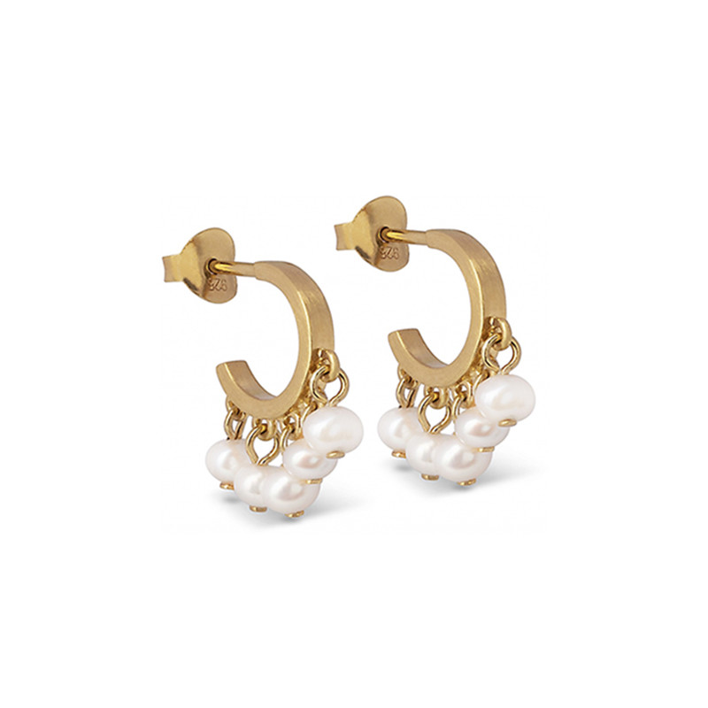 Enamel Copenhagen Freydis Hoops Gold-Plated